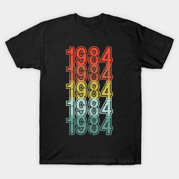 My year - 1984 - 1984 Birthday gift T-Shirt by Backpack-Hiker